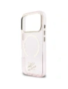 Etui Karl Lagerfeld IML KL Script Logo MagSafe do Apple iPhone 17 Pro Max różowy