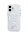 Etui Karl Lagerfeld IML KL Script Logo MagSafe do Apple iPhone 17 przezroczysty