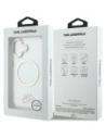 Etui Karl Lagerfeld IML KL Script Logo MagSafe do Apple iPhone 17 przezroczysty