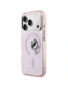 Etui Karl Lagerfeld IML Peekaboo MagSafe do Apple iPhone 17 Pro Max różowy