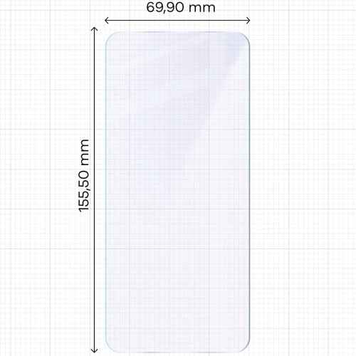 Elastyczne szkło hybrydowe Bizon Glass Mule Duo do Realme 14 Pro+ Plus 5G [2 PACK]