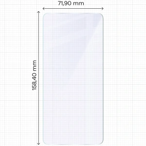 Elastyczne szkło hybrydowe Bizon Glass Mule Duo do Realme GT 7 [2 PACK]