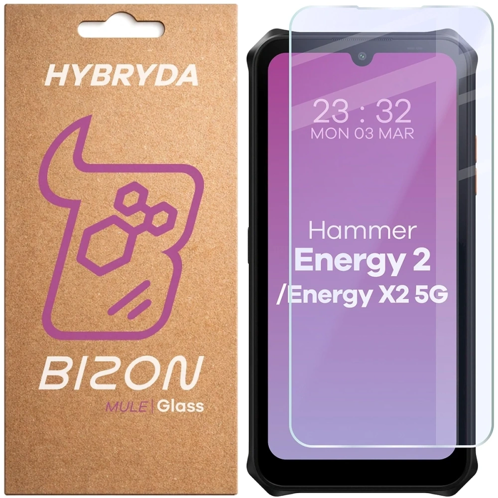 Elastyczne szkło hybrydowe Bizon Glass Mule do HAMMER Energy X2 5G / Energy 2