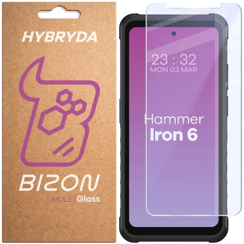 Elastyczne szkło hybrydowe Bizon Glass Mule do HAMMER Iron 6 5G / Iron 6