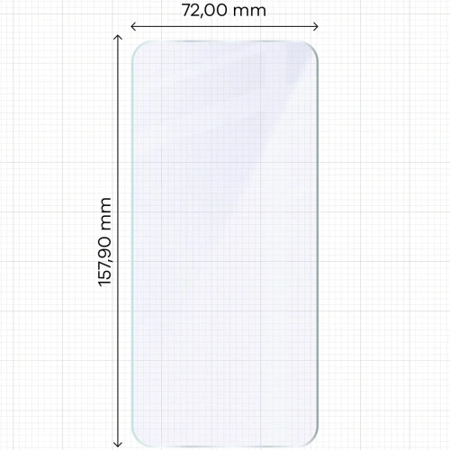 Elastyczne szkło hybrydowe Bizon Glass Mule do Honor Magic8 Lite