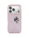Etui Karl Lagerfeld IML Peekaboo MagSafe do Apple iPhone 17 Pro różowy