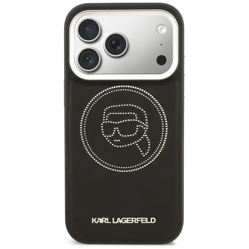 Etui Karl Lagerfeld K Head Point Logo MagSafe do Apple iPhone 17 Pro Max czarny