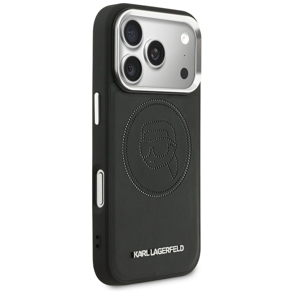 Etui Karl Lagerfeld K Head Point Logo MagSafe do Apple iPhone 17 Pro Max czarny