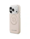 Etui Karl Lagerfeld K Head Point Logo MagSafe do Apple iPhone 17 Pro różowy