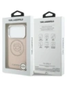 Etui Karl Lagerfeld K Head Point Logo MagSafe do Apple iPhone 17 Pro różowy