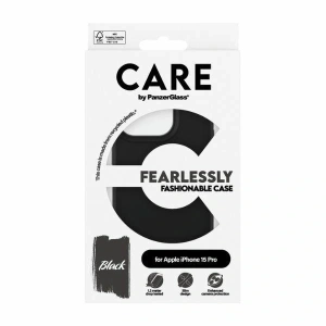 [CR] Etui CARE by PanzerGlass Fearlessly Fashionable Case Apple iPhone 15 Pro czarny/black