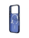 Etui Karl Lagerfeld IML Choupettes Karl Script Logo MagSafe do Apple iPhone 17 Pro Max niebieski