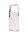 Etui Karl Lagerfeld IML Choupettes Karl Script Logo MagSafe do Apple iPhone 17 Pro Max różowy