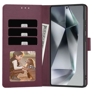 Etui Tech-Protect Wallet do Samsung Galaxy S26 Ultra Mulberry