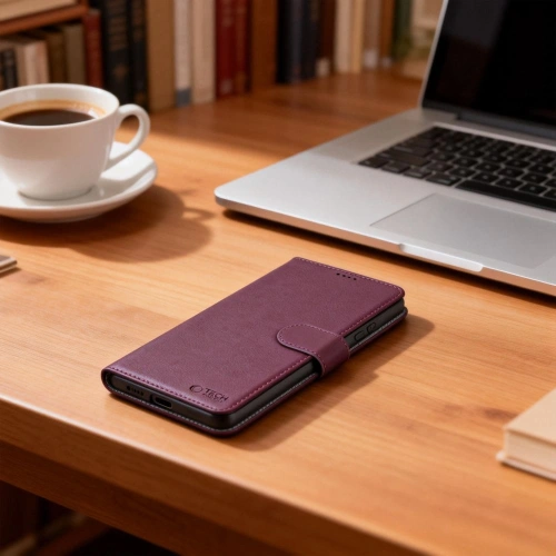 Etui Tech-Protect Wallet do Samsung Galaxy S26 Ultra Mulberry