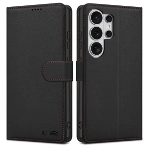 Etui Tech-Protect Wallet do Samsung Galaxy S26 Ultra Black/red