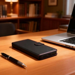 Etui Tech-Protect Wallet do Samsung Galaxy S26 Ultra Black/red