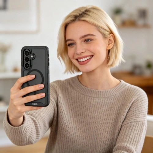 Etui Tech-Protect Defense MagSafe do Samsung Galaxy A57 5G Matte Black