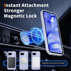 Etui Tech-Protect Flexair Hybrid MagSafe do Google Pixel 10a Clear