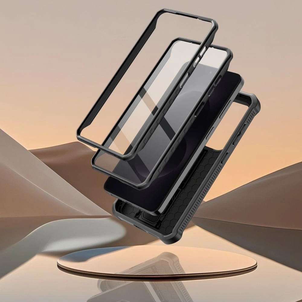 Etui Tech-Protect Kevlar Cam+ do Samsung Galaxy S26 Black [2 PACK]