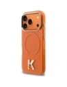 Etui Karl Lagerfeld IML K Head Logo MagSafe do Apple iPhone 17 Pro Max pomarańczowy