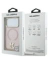 Etui Karl Lagerfeld IML K Head Logo MagSafe do Apple iPhone 17 Pro Max różowy