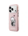 Etui Karl Lagerfeld Karl & Choupette Back MagSafe do Apple iPhone 17 Pro Max różowy