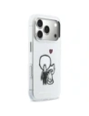 Etui Karl Lagerfeld Karl & Choupette Back MagSafe do Apple iPhone 17 Pro przezroczysty