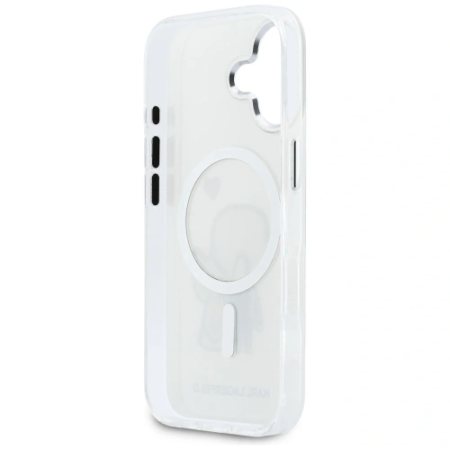 Etui Karl Lagerfeld Karl & Choupette Back MagSafe do Apple iPhone 17 przezroczysty