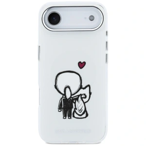 Etui Karl Lagerfeld Karl & Choupette Back MagSafe do Apple iPhone Air przezroczysty