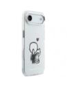 Etui Karl Lagerfeld Karl & Choupette Back MagSafe do Apple iPhone Air przezroczysty
