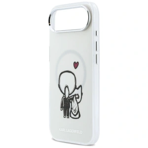 Etui Karl Lagerfeld Karl & Choupette Back MagSafe do Apple iPhone Air przezroczysty