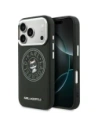 Etui Karl Lagerfeld Point & Choupette Sketch MagSafe do Apple iPhone 17 Pro czarny