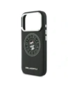 Etui Karl Lagerfeld Point & Choupette Sketch MagSafe do Apple iPhone 17 Pro czarny