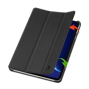 Etui z klapką Bizon Case Tab Croc do OnePlus Pad Go 2 / Oppo Pad Air5 czarne