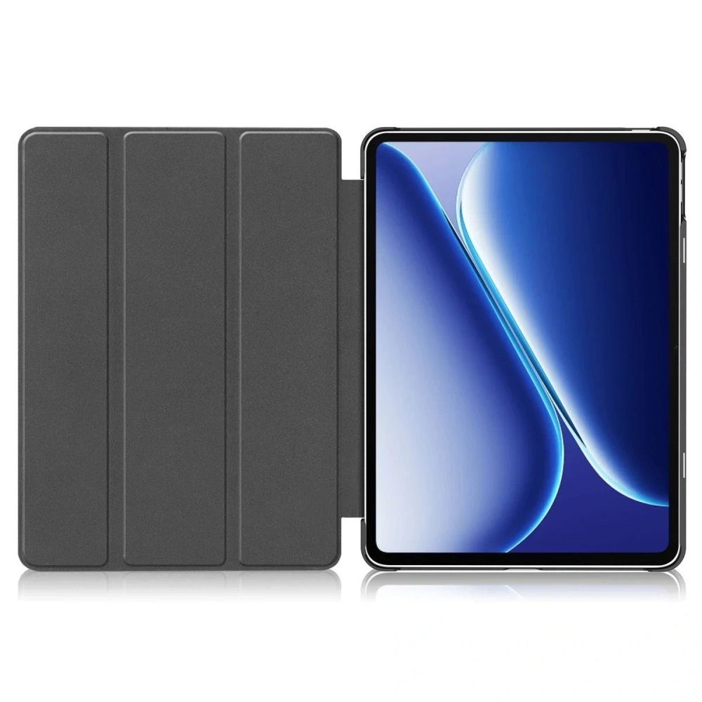 Etui z klapką Bizon Case Tab Croc do OnePlus Pad Go 2 / Oppo Pad Air5 różowozłote