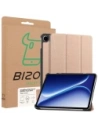 Etui z klapką Bizon Case Tab Croc do OnePlus Pad Go 2 / Oppo Pad Air5 różowozłote
