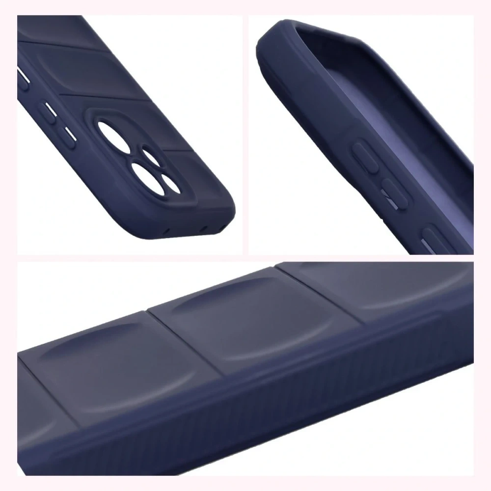 Pancerne etui Bizon Case Tur do Oppo Reno 15 F / FS granatowe