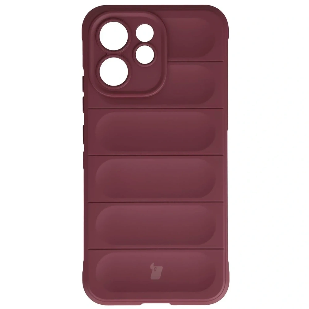 Pancerne etui Bizon Case Tur do Oppo Reno 15 F / FS burgundowe
