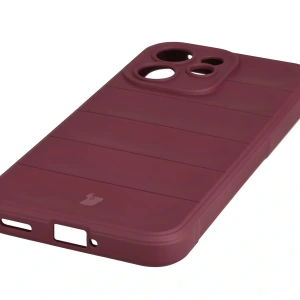 Pancerne etui Bizon Case Tur do Oppo Reno 15 F / FS burgundowe