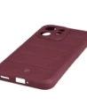Pancerne etui Bizon Case Tur do Oppo Reno 15 F / FS burgundowe