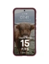 Pancerne etui Bizon Case Tur do Oppo Reno 15 F / FS burgundowe