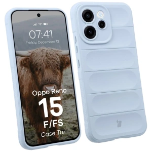 Pancerne etui Bizon Case Tur do Oppo Reno 15 F / FS jasnoniebieskie