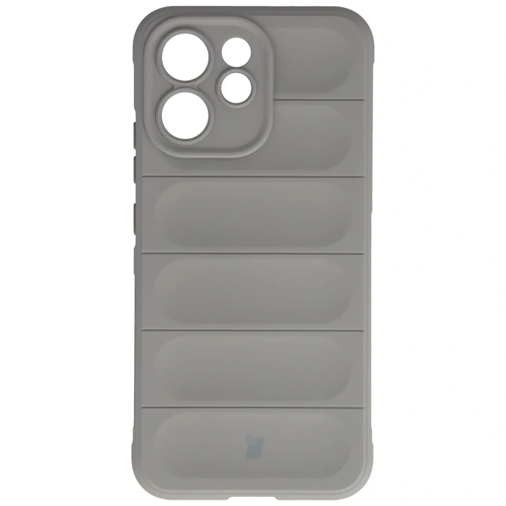 Pancerne etui Bizon Case Tur do Oppo Reno 15 F / FS jasnoszare