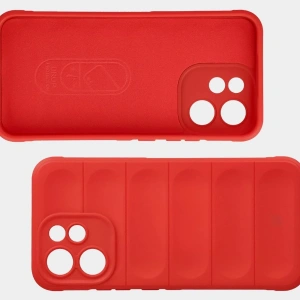 Pancerne etui Bizon Case Tur do Oppo Reno 15 F / FS czerwone