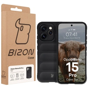 Pancerne etui Bizon Case Tur do Oppo Reno 15 Pro czarne