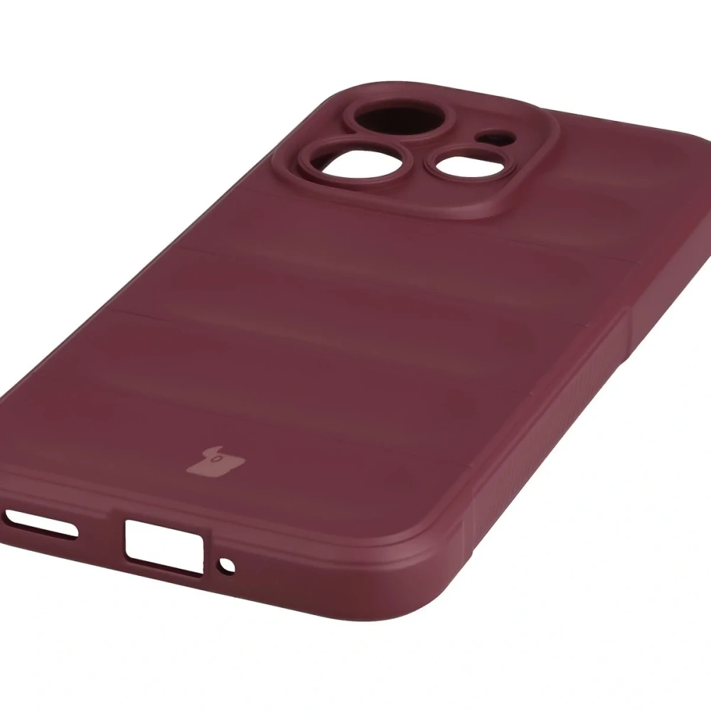 Pancerne etui Bizon Case Tur do Oppo Reno 15 Pro burgundowe
