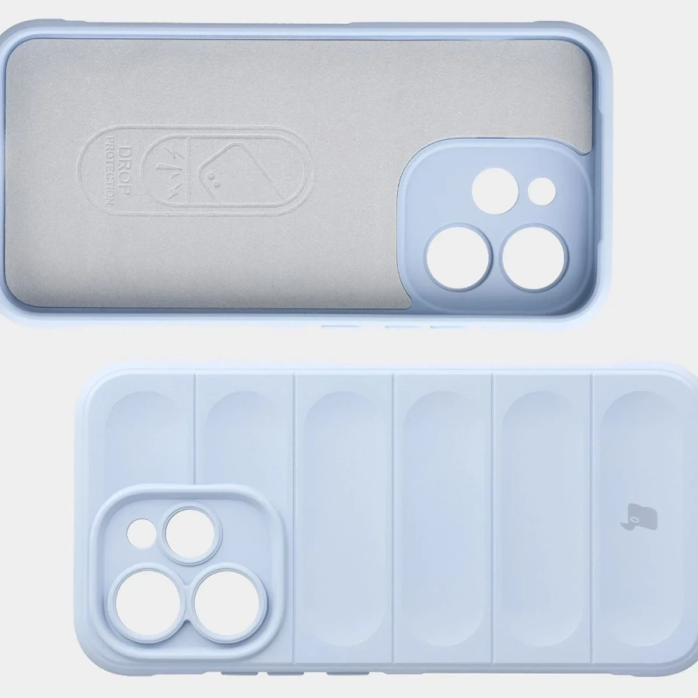 Pancerne etui Bizon Case Tur do Oppo Reno 15 Pro jasnoniebieskie