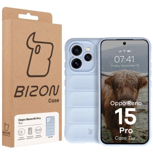 Pancerne etui Bizon Case Tur do Oppo Reno 15 Pro jasnoniebieskie