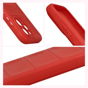 Pancerne etui Bizon Case Tur do Oppo Reno 15 Pro czerwone